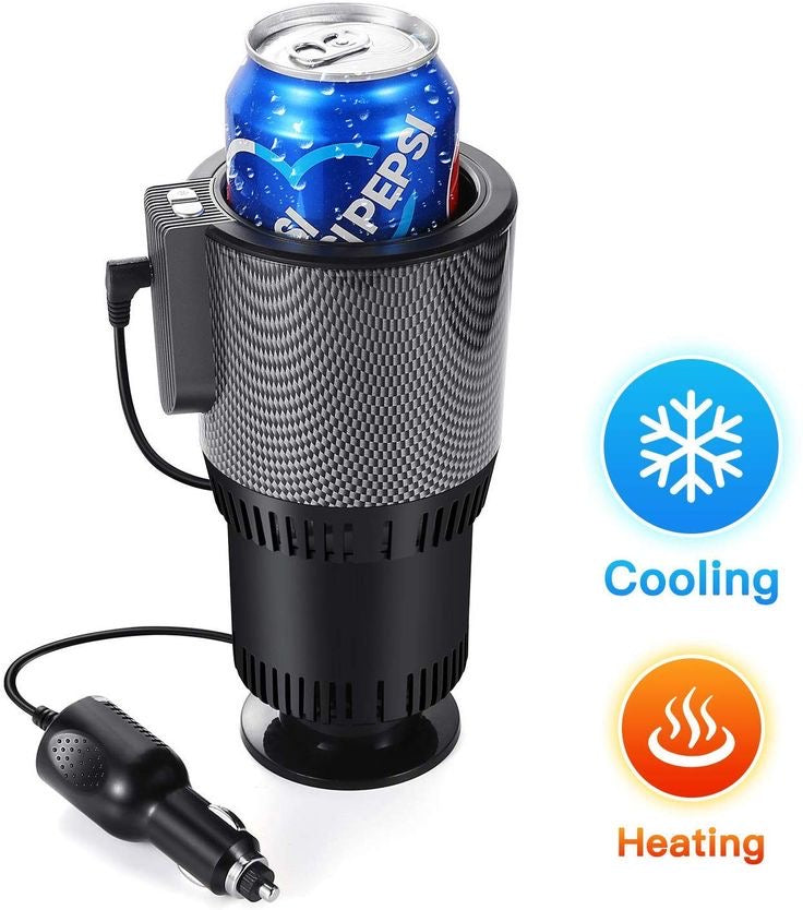 Portable Smart 2 In 1 12V Car Cup Cooler Warmer for Outdoor Travelling Mini Auto Refrigerator Cooling Heating Cup Drinks Holder