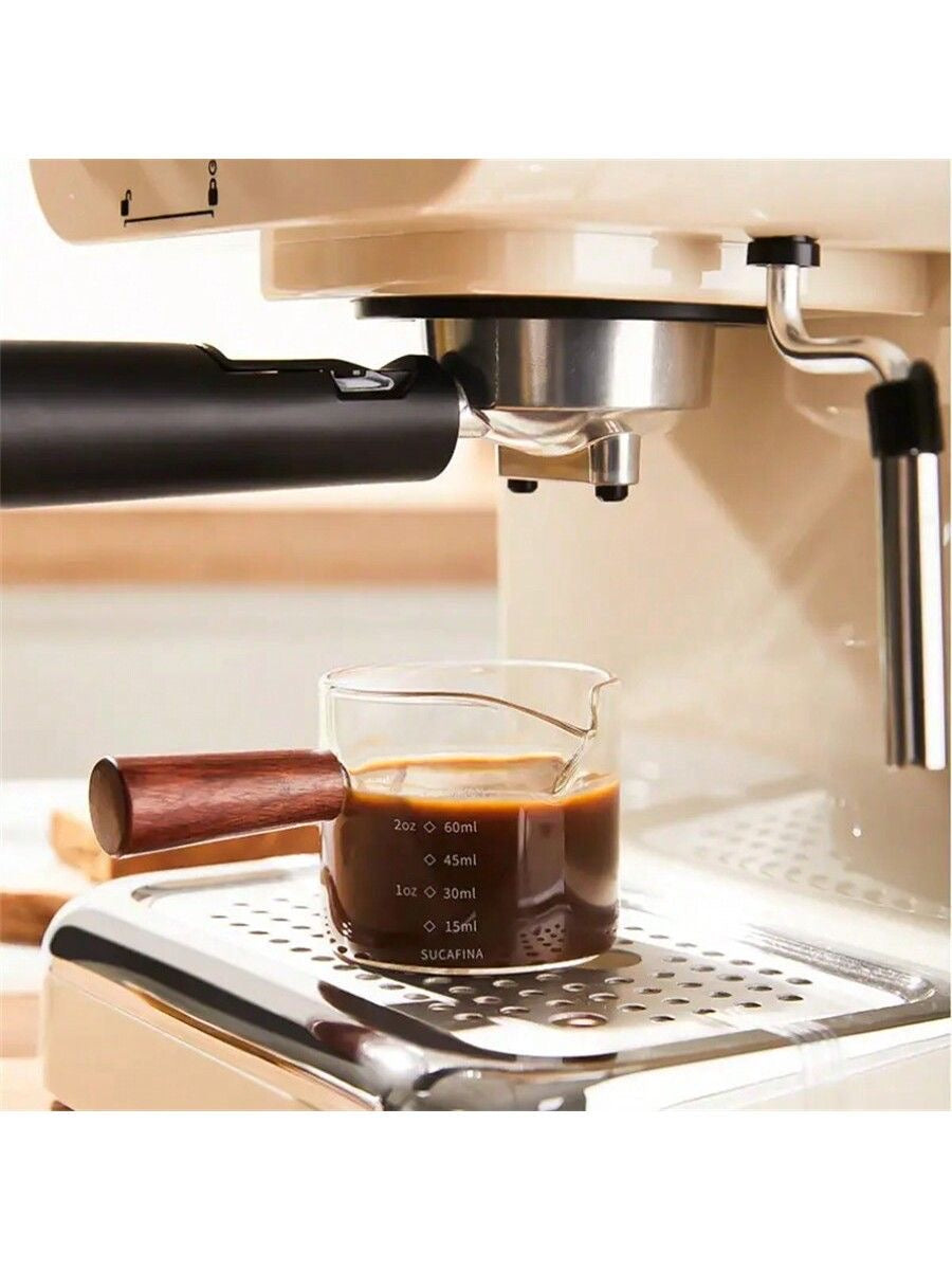 Coffee Maker 1050W 1.5L Large Capacity Semi Automatic 20bar High Pressure Extraction Coffee Machine For Home Cafes