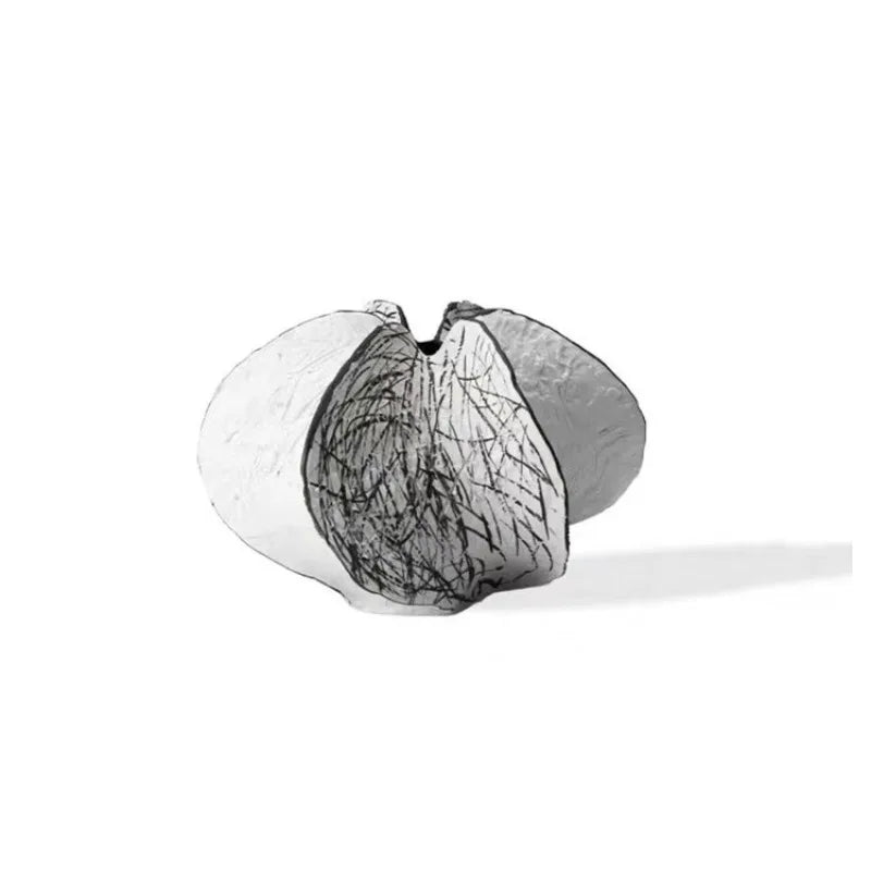 Simple Luxury Dining Table Vases Creative Hand Drawn Entrance Hall Ornaments Abstract Irregular Art Living Room Decoration