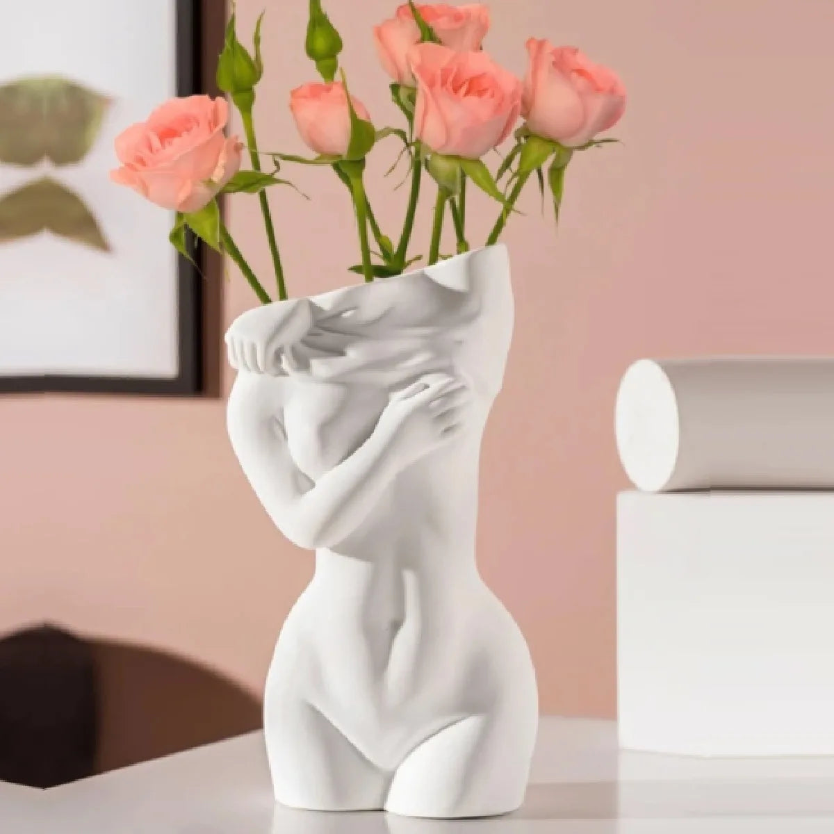 Female Body Vase Body Vase Feminine Form Flower Pot Creative Vase Bathroom Decoration Bohemian Vase