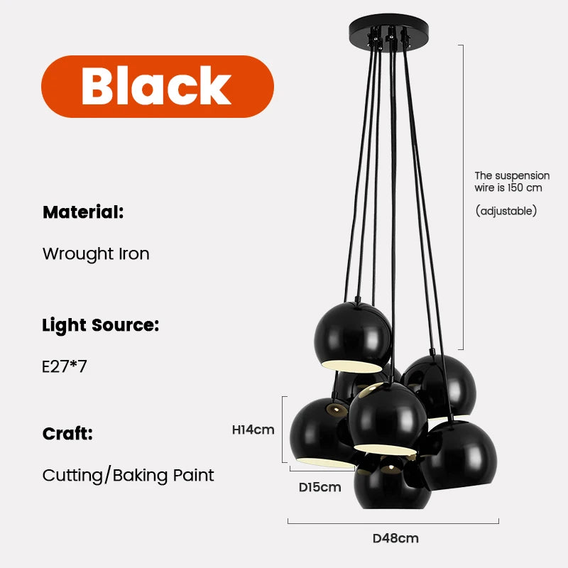 Nordic Modern LED Chandelier Lighting Fixtures for Bedroom Decor Pendant Light Kitchen Chrome Gold Study Reading Hanging Lamp