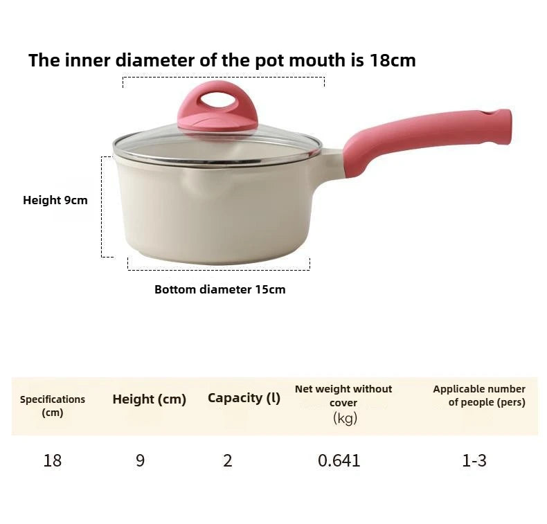 DONNOR Kitchen Pots and Pans Set Non Stick Ceramic Set of Pots with Lid Cooking Pot Frying Pan Nonstick with Pot Protectors