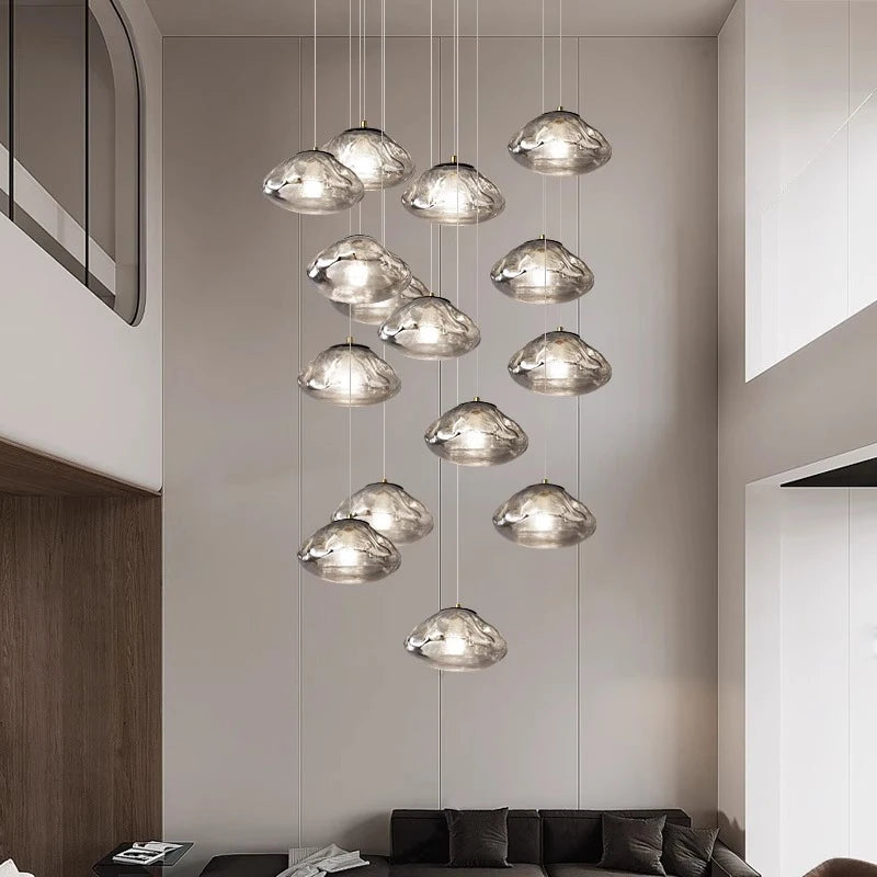 Modern decor led lights rings pendant light lamps for living room led Chandeliers for dining room hanging light indoor lighting