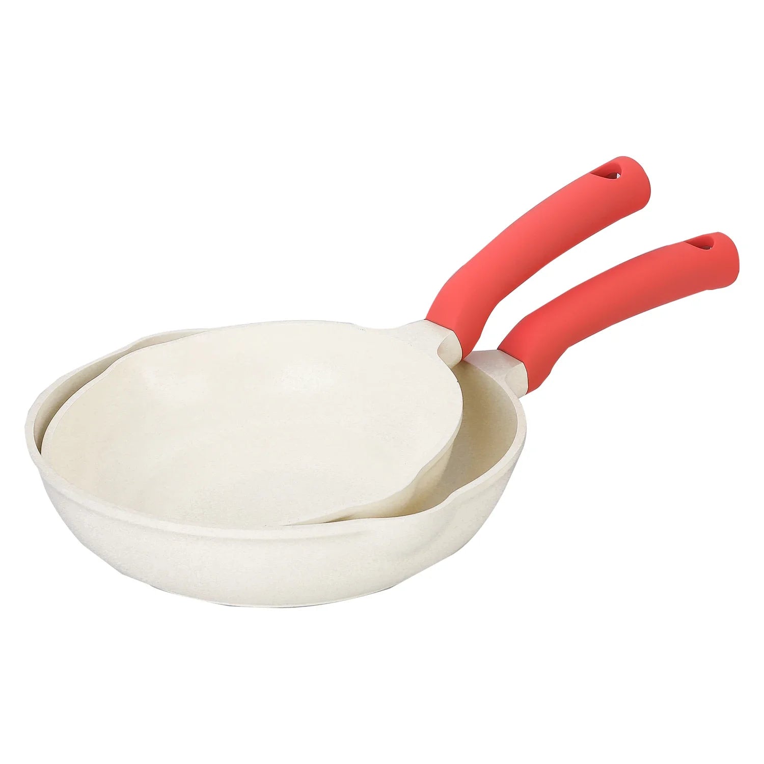 DONNOR Kitchen Pots and Pans Set Non Stick Ceramic Set of Pots with Lid Cooking Pot Frying Pan Nonstick with Pot Protectors