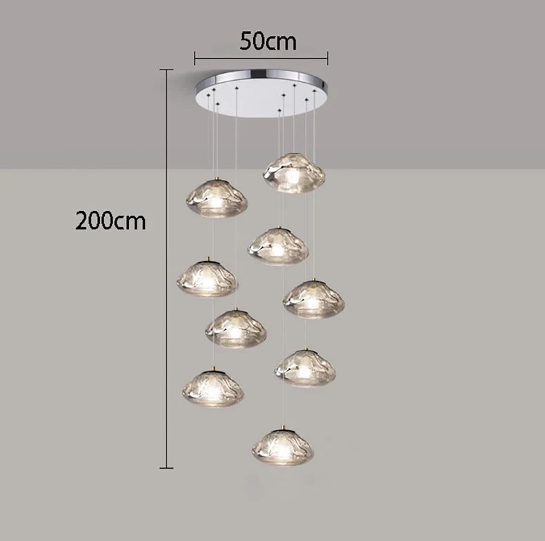 Modern decor led lights rings pendant light lamps for living room led Chandeliers for dining room hanging light indoor lighting
