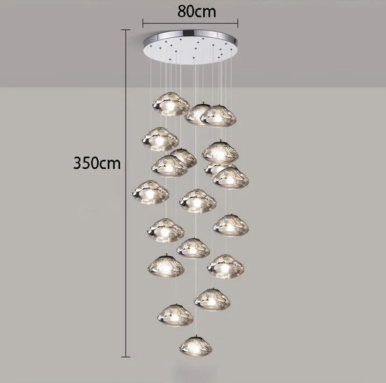 Modern decor led lights rings pendant light lamps for living room led Chandeliers for dining room hanging light indoor lighting