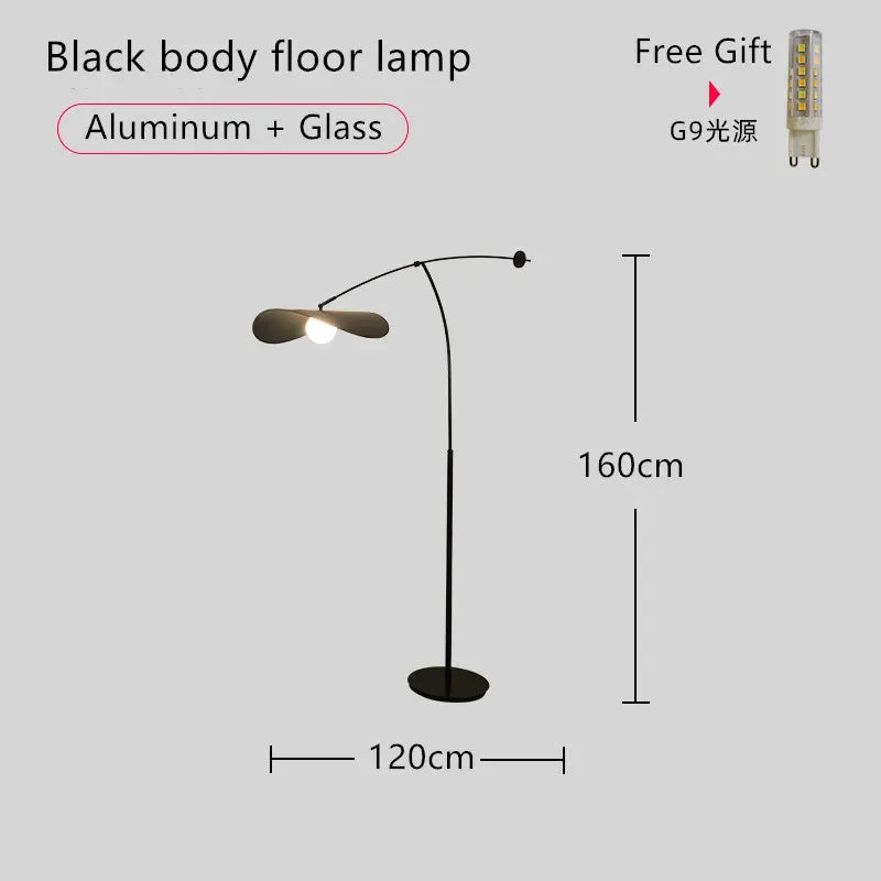Modern Art LED Long Arm Floor Lamp for Living Room Bedroom Hotel Corner Decor Standing Light Adjustable Home Hanging Lighting
