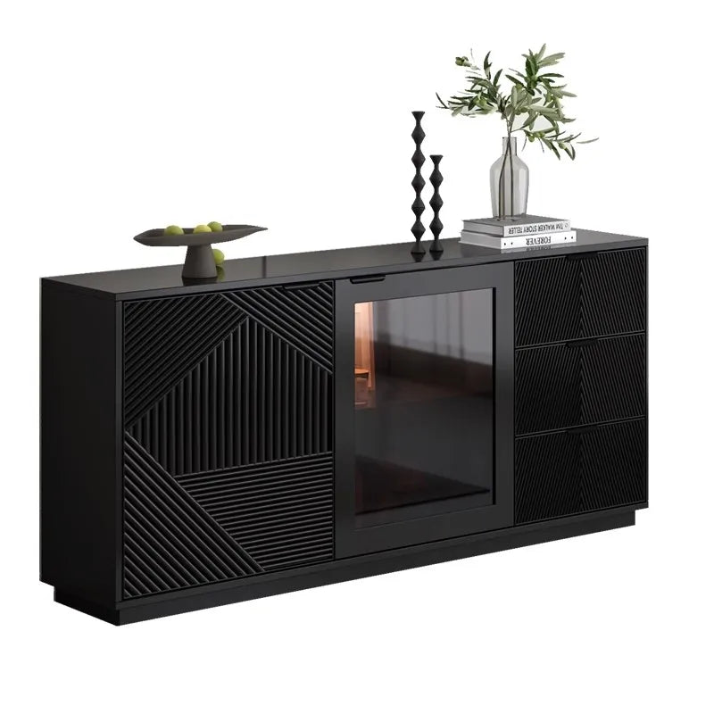 Living Room Cabinets Luxury Storage Display Cabinet Drawer Vitrinas De Cristal Y Madera Para Salon Living Room Furniture