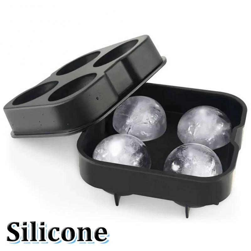 Ice Ball Maker Mold Mould Brick Round High Quality Ice Mold DIY Home Party Whiskey Wine Ice Cream Bar Tools Accessiories 4.5CM