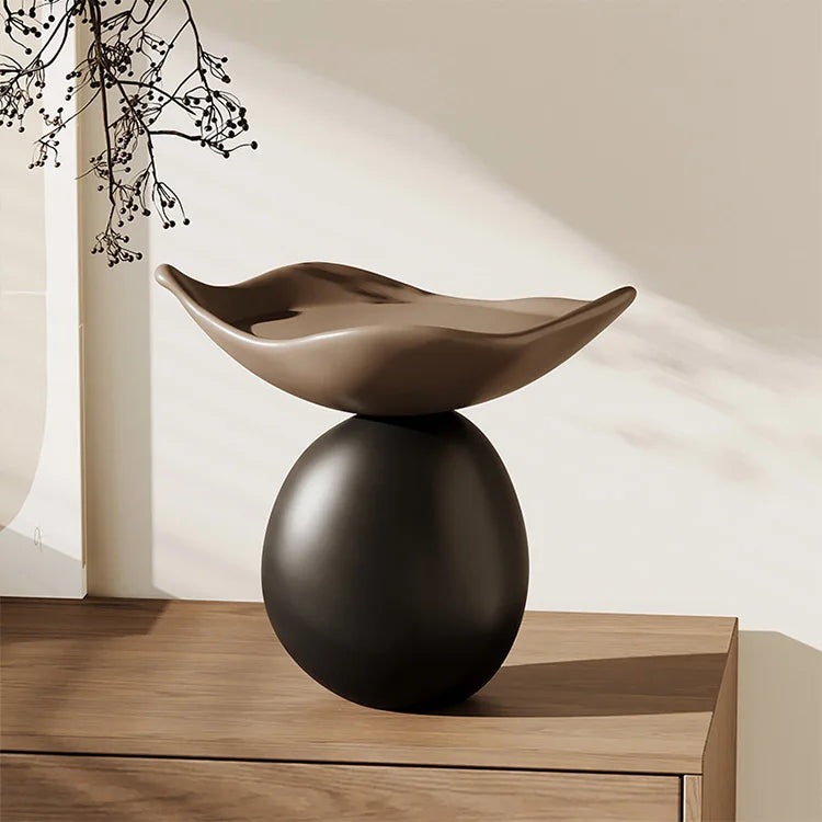 Business Gift Modern Simple Geometric Resin Decorations Living Room Cabinets Tabletops Decorations Fruit Storage Trays