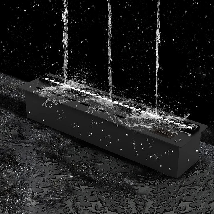 Modern 3D Waterproof 3D Outdoor Garden Yarn Steam Electric Fireplace Steel Fire Atomization Simulation for Hotels