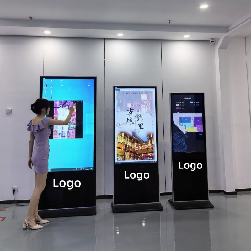 MWE Portable 43 Inch 1800 Nit Indoor & Outdoor Battery Powered Digital Signage LCD Advertising Poster Display Player