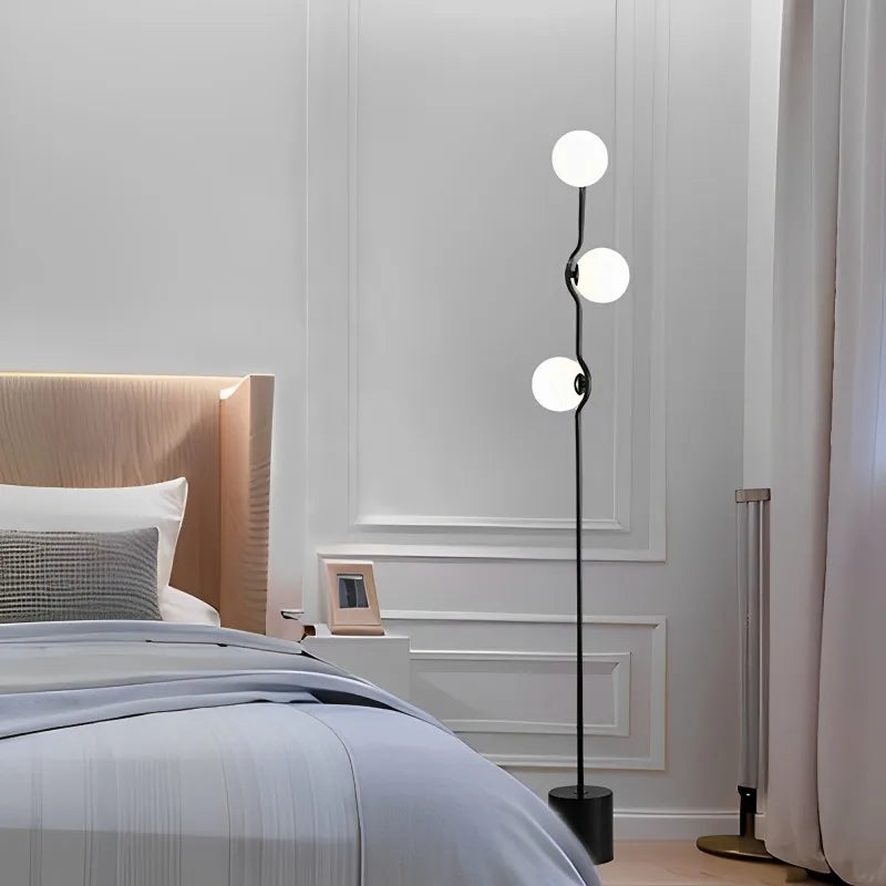 Post modern floor lamp Simple glass lamps Living Room Bedroom Home Decoration Office Accessories bedroom bedside lamps