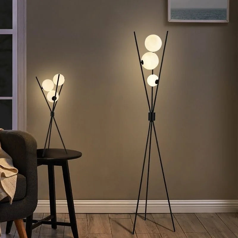 Ball Floor Lamp Living Room Lighting Designer Bedroom Sofa Environment Lamp Internet Celebrity Creative Floor Lamp Desktop Desk