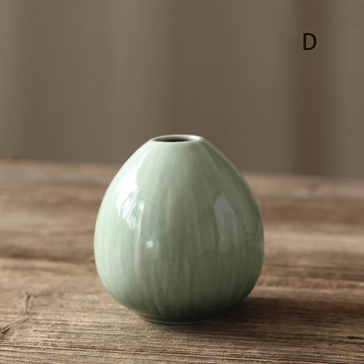 Simple ceramic vase decoration, living room home dining table decoration, hydroponic plant small vase