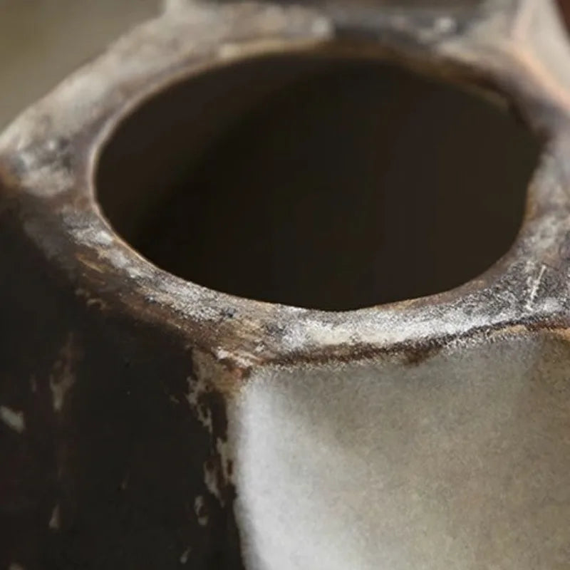 Simple Luxury Dining Table Vases Creative Hand Drawn Entrance Hall Ornaments Abstract Irregular Art Living Room Decoration