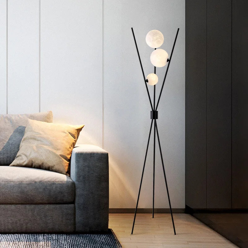 Ball Floor Lamp Living Room Lighting Designer Bedroom Sofa Environment Lamp Internet Celebrity Creative Floor Lamp Desktop Desk