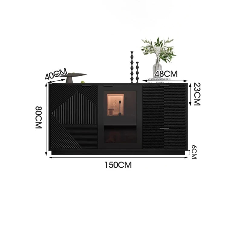 Living Room Cabinets Luxury Storage Display Cabinet Drawer Vitrinas De Cristal Y Madera Para Salon Living Room Furniture