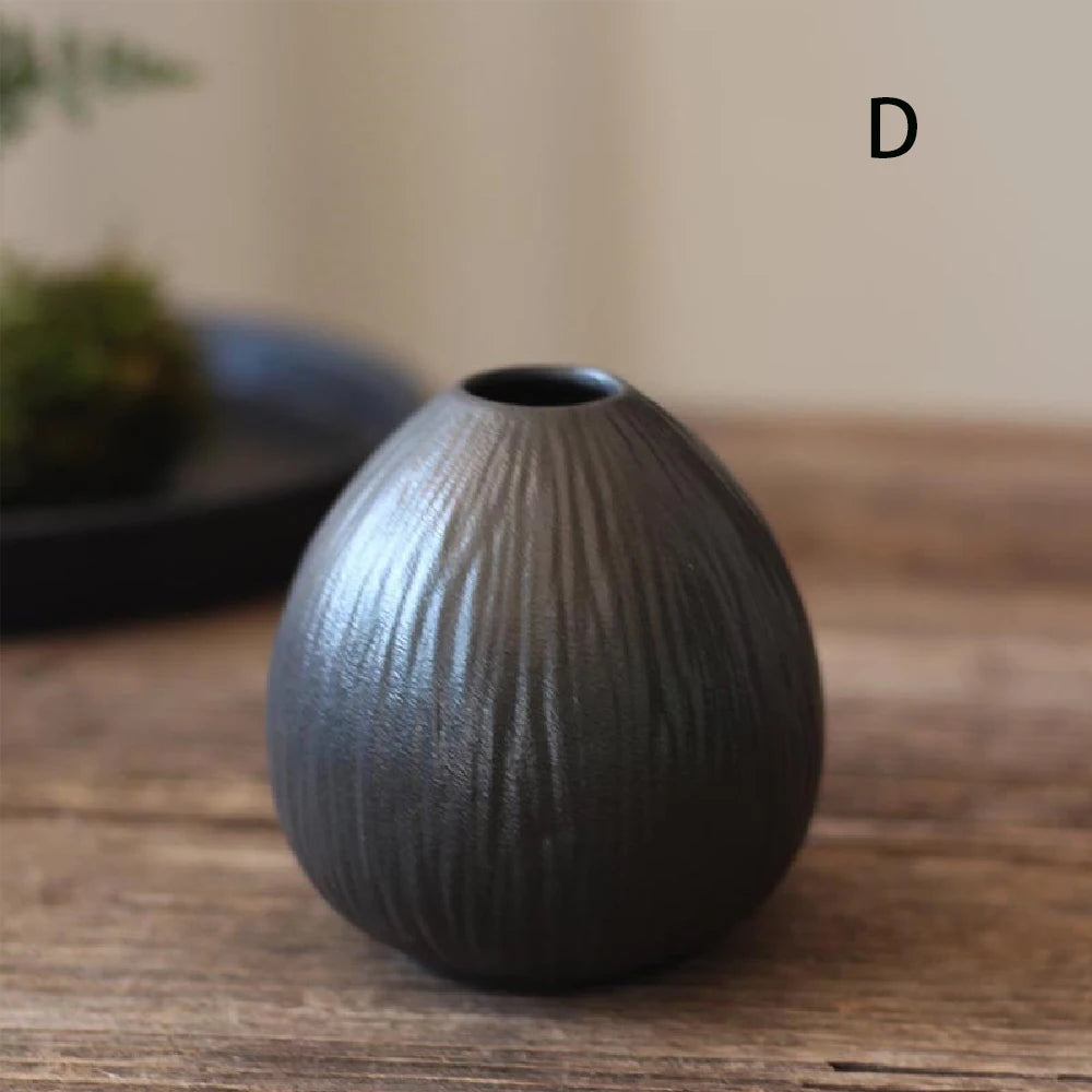 Simple ceramic vase decoration, living room home dining table decoration, hydroponic plant small vase