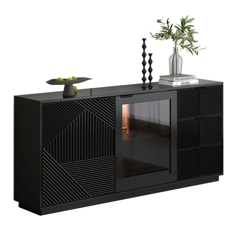 Living Room Cabinets Luxury Storage Display Cabinet Drawer Vitrinas De Cristal Y Madera Para Salon Living Room Furniture