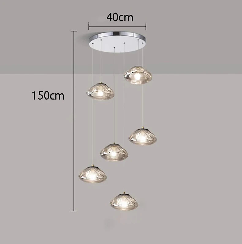 Modern decor led lights rings pendant light lamps for living room led Chandeliers for dining room hanging light indoor lighting
