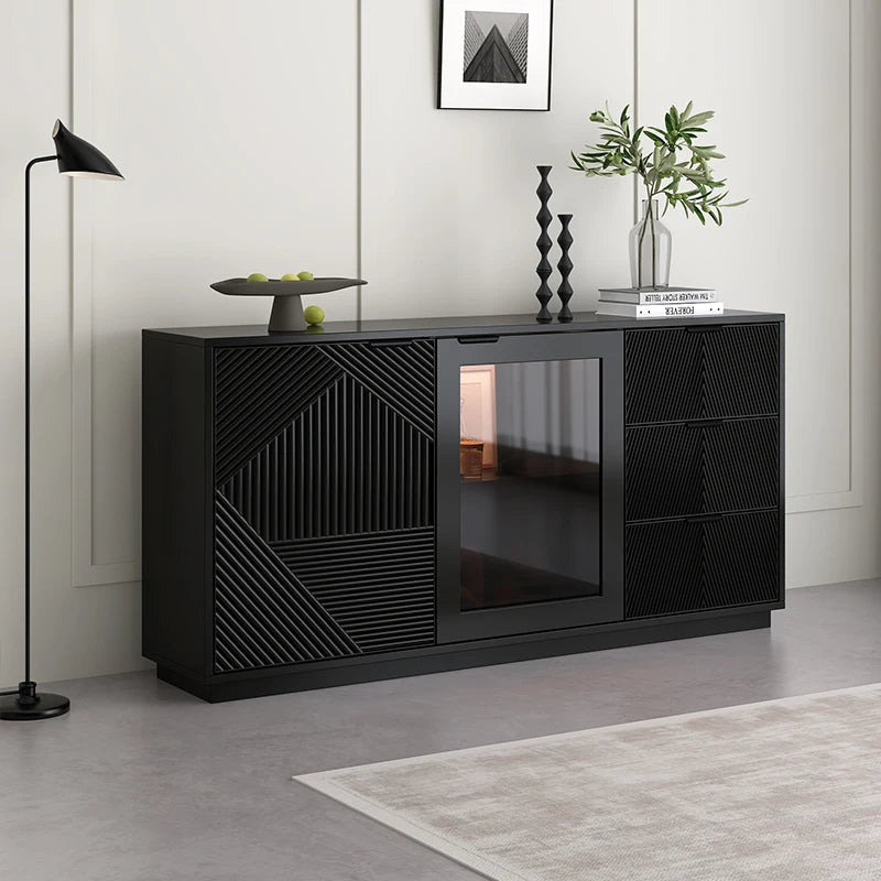 Living Room Cabinets Luxury Storage Display Cabinet Drawer Vitrinas De Cristal Y Madera Para Salon Living Room Furniture