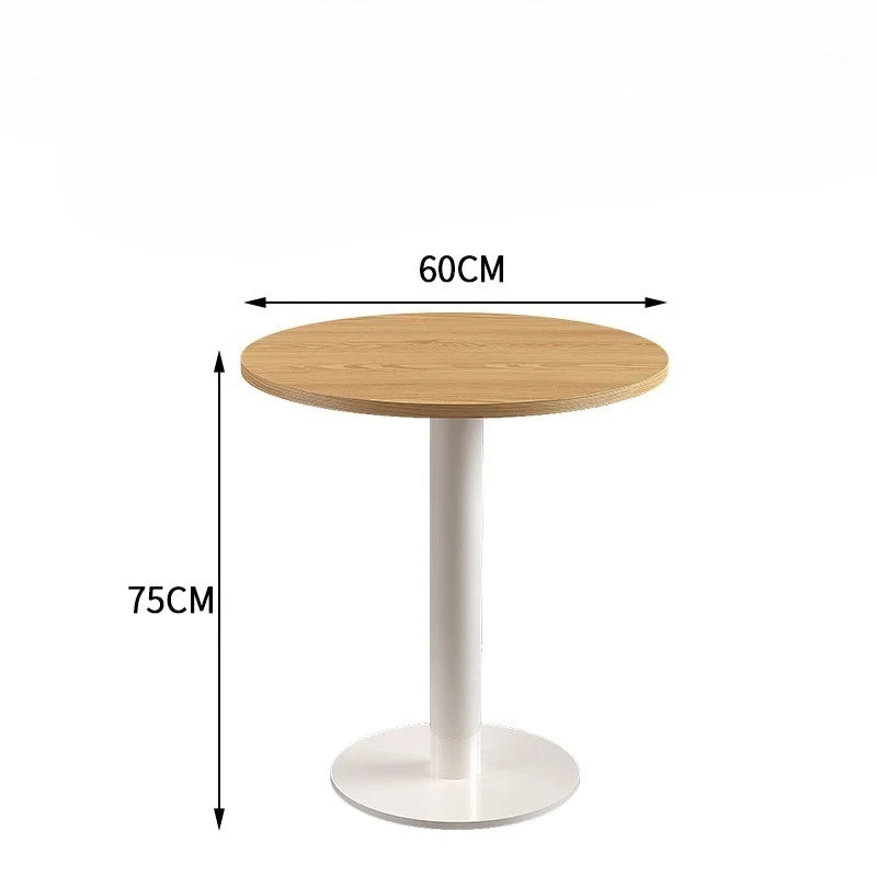 Modern Solid Wood Sofa Side Table Japanese Rattan Milk Tea Store Restaurant Coffee Tables Creative Designers Home Furniture FYCT