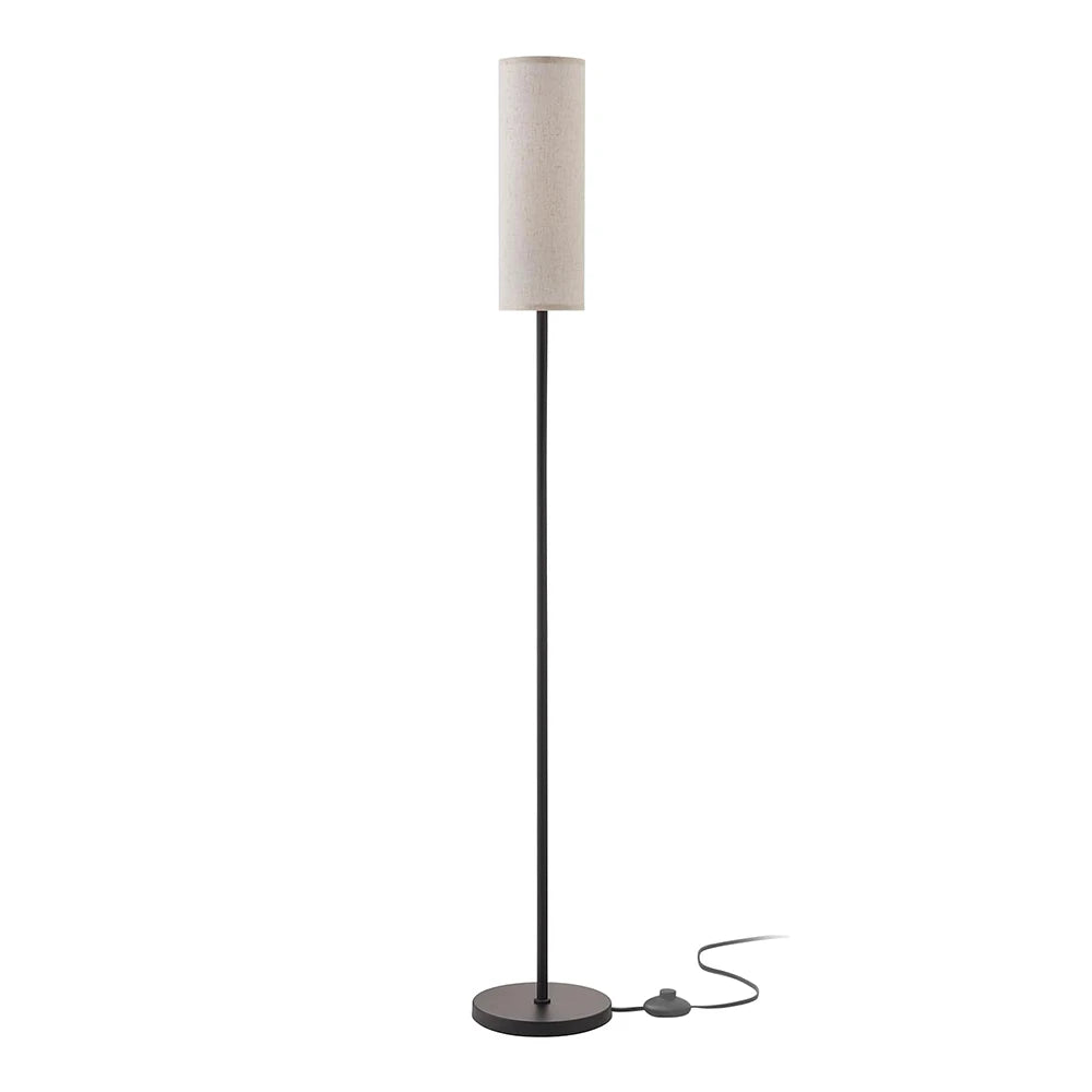 Floor Lamp Modern Standing Lamps with Lampshade Minimalist Tall Lamp with Foot Switch 3 Color Dimmable for Living Room Office
