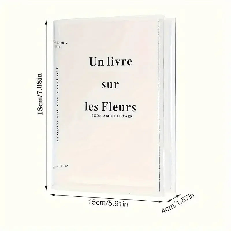 Clear Book Vase Aesthetic Acrylic Vase Unique Flower Vase For Cute Bookshelf Decor Modern Style Vase Room Decor Floral Container