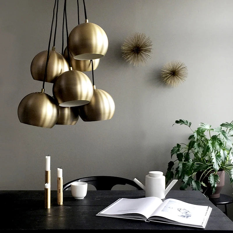 Nordic Modern LED Chandelier Lighting Fixtures for Bedroom Decor Pendant Light Kitchen Chrome Gold Study Reading Hanging Lamp