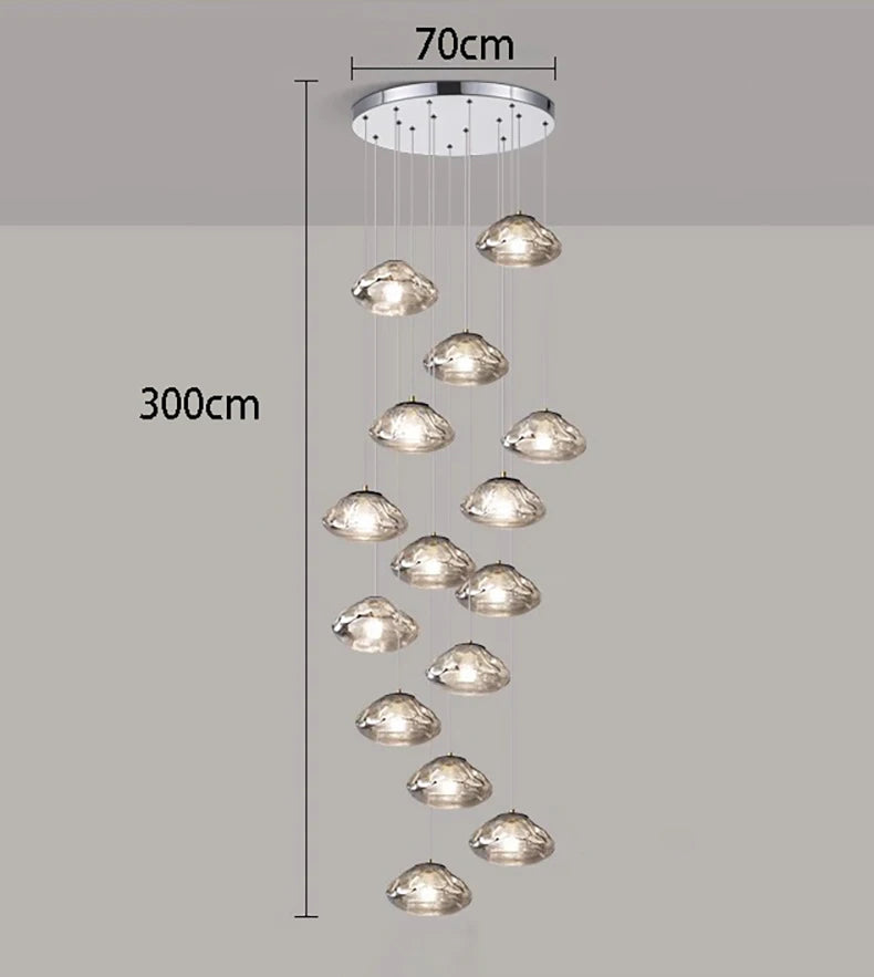 Modern decor led lights rings pendant light lamps for living room led Chandeliers for dining room hanging light indoor lighting