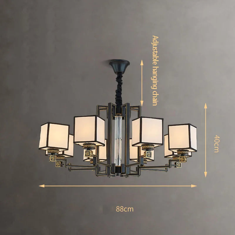 Living Room Light New Dining Room Light Bedroom Light Retro Home Lighting Fixtures Ceiling Chandelier Led Light Decoration Home