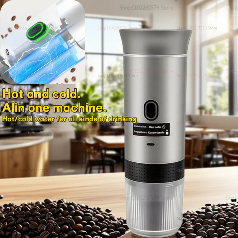 Electric Coffee Machine Travel Handy 3 In1 Espresso Portable Coffee Espresso Maker Machine Cafe Portable Capsule Coffee Machine